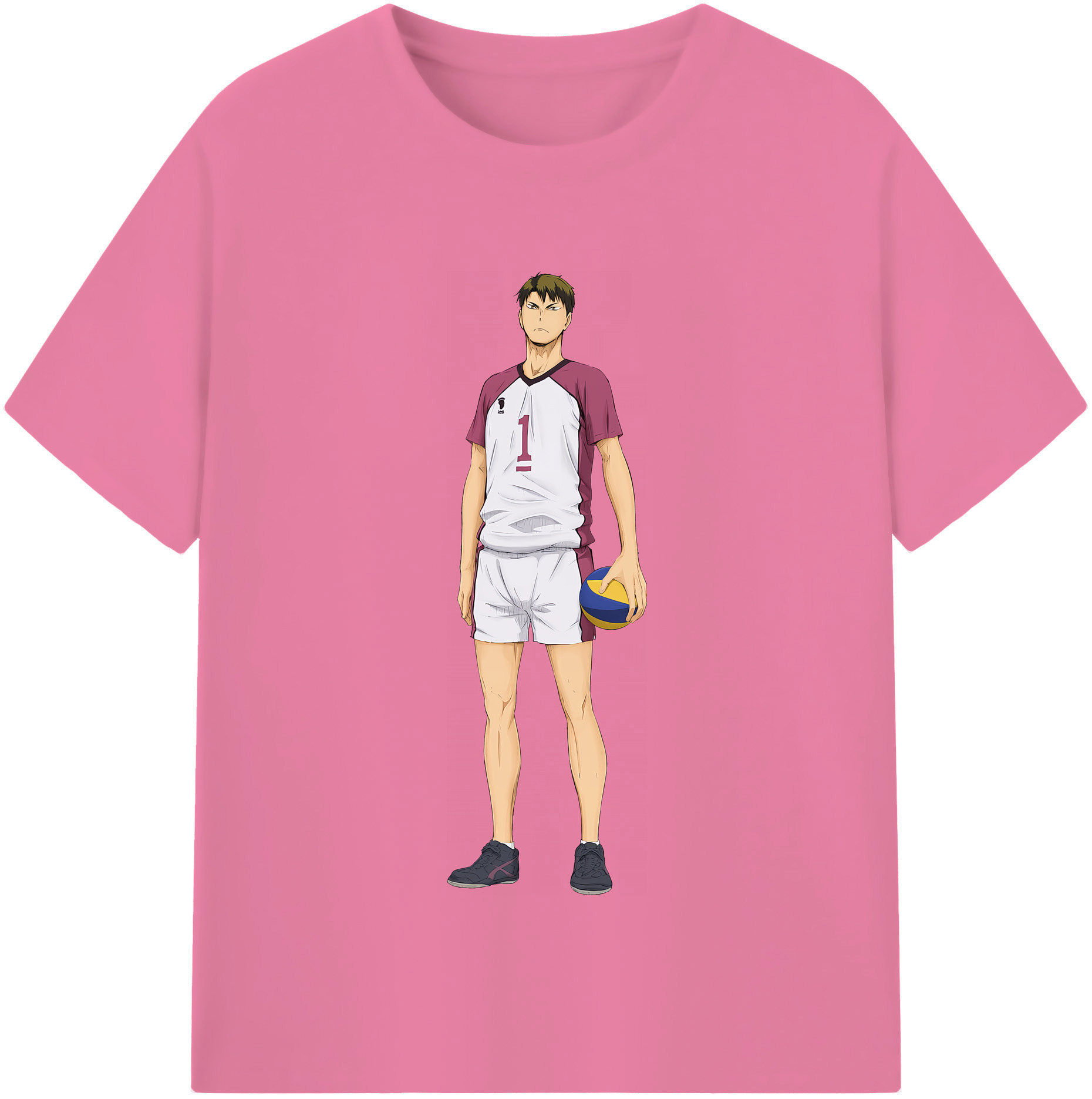 （画像用） ハイキュー!! Haikyu!! 綿100％半袖Tシャツ（フロントプリント）